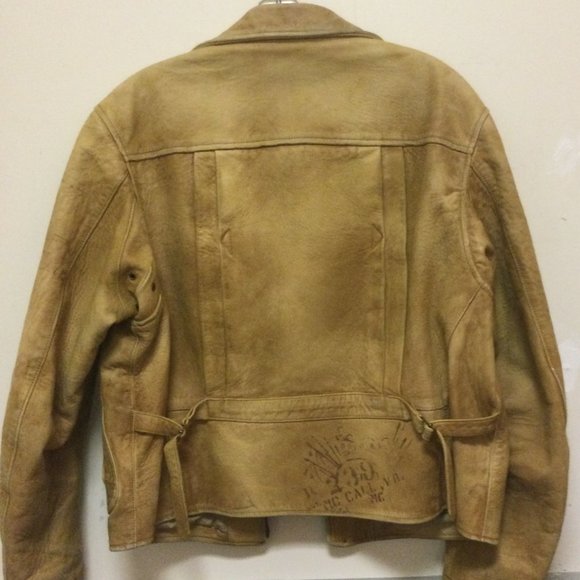 VINTAGE RALPH LAUREN LEATHER JACKET - Picture 2 of 5
